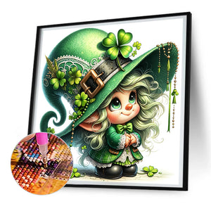 Clover Spirit St. Patrick'S Day 30*30CM(Canvas) Full Round Drill Diamond Painting