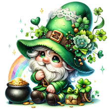 Load image into Gallery viewer, Clover Spirit St. Patrick&#39;S Day 30*30CM(Canvas) Full Round Drill Diamond Painting
