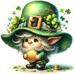 Clover Spirit St. Patrick'S Day 30*30CM(Canvas) Full Round Drill Diamond Painting