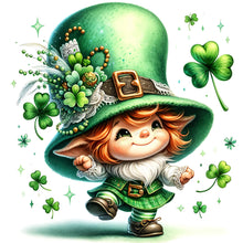 Load image into Gallery viewer, Clover Spirit St. Patrick&#39;S Day 30*30CM(Canvas) Full Round Drill Diamond Painting
