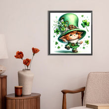 Load image into Gallery viewer, Clover Spirit St. Patrick&#39;S Day 30*30CM(Canvas) Full Round Drill Diamond Painting
