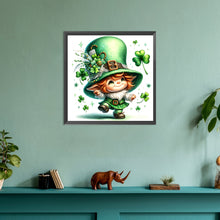 Load image into Gallery viewer, Clover Spirit St. Patrick&#39;S Day 30*30CM(Canvas) Full Round Drill Diamond Painting
