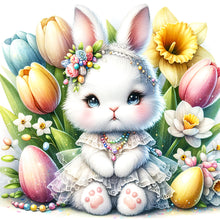 Load image into Gallery viewer, Easter Bunny 30*30CM(Canvas) Full Round Drill Diamond Painting
