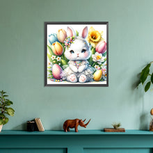 Load image into Gallery viewer, Easter Bunny 30*30CM(Canvas) Full Round Drill Diamond Painting
