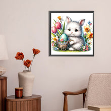 Load image into Gallery viewer, Easter Bunny 30*30CM(Canvas) Full Round Drill Diamond Painting
