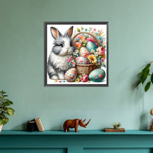 Load image into Gallery viewer, Easter Bunny 30*30CM(Canvas) Full Round Drill Diamond Painting
