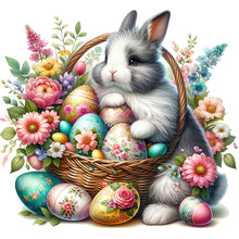 Load image into Gallery viewer, Easter Bunny 30*30CM(Canvas) Full Round Drill Diamond Painting
