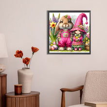 Load image into Gallery viewer, Easter Flowers Bunny 30*30CM(Canvas) Full Round Drill Diamond Painting
