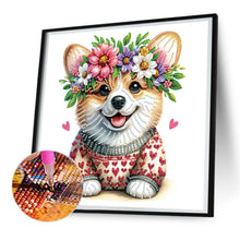 Load image into Gallery viewer, Lei Shiba Inu 30*30CM(Canvas) Partial Special Shaped Drill Diamond Painting
