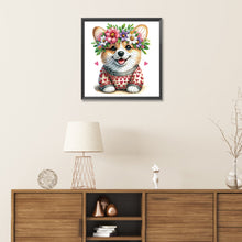 Load image into Gallery viewer, Lei Shiba Inu 30*30CM(Canvas) Partial Special Shaped Drill Diamond Painting
