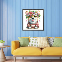 Load image into Gallery viewer, Lei Shiba Inu 30*30CM(Canvas) Partial Special Shaped Drill Diamond Painting
