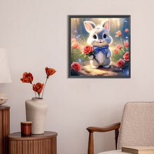 Load image into Gallery viewer, Flower Bunny 30*30CM(Canvas) Full Round Drill Diamond Painting
