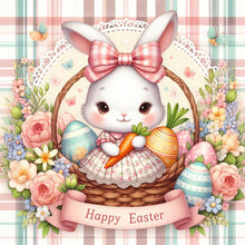 Load image into Gallery viewer, Easter Bunny 30*30CM(Canvas) Full Round Drill Diamond Painting
