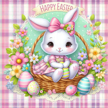 Load image into Gallery viewer, Easter Bunny 30*30CM(Canvas) Full Round Drill Diamond Painting
