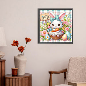 Easter Bunny 30*30CM(Canvas) Full Round Drill Diamond Painting