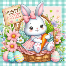 Load image into Gallery viewer, Easter Bunny 30*30CM(Canvas) Full Round Drill Diamond Painting
