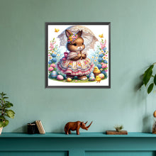 Load image into Gallery viewer, Easter Bunny 30*30CM(Canvas) Full Round Drill Diamond Painting
