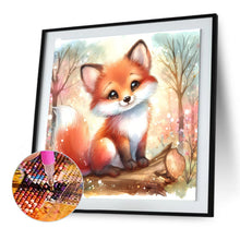 Load image into Gallery viewer, Spring Fox 30*30CM(Canvas) Full Round Drill Diamond Painting
