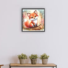 Load image into Gallery viewer, Spring Fox 30*30CM(Canvas) Full Round Drill Diamond Painting
