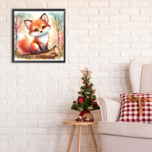 Load image into Gallery viewer, Spring Fox 30*30CM(Canvas) Full Round Drill Diamond Painting
