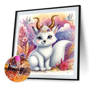 Fox 40*40CM(Canvas) Full Round Drill Diamond Painting