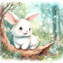 Load image into Gallery viewer, Jungle Bunny 30*30CM(Canvas) Full Round Drill Diamond Painting
