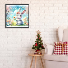 Load image into Gallery viewer, Flower And Rabbit 30*30CM(Canvas) Full Round Drill Diamond Painting
