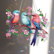 Load image into Gallery viewer, Single Side 5D Bird Cage Bee Ladybird Diamond Painting Dots Pendant Wall Decor
