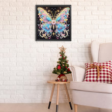 Load image into Gallery viewer, Fluorescent Butterfly 30*30CM(Canvas) Partial Special Shaped Drill Diamond Painting
