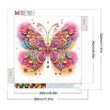 Load image into Gallery viewer, Colorful Candy Butterflies 30*30CM(Canvas) Partial Special Shaped Drill Diamond Painting
