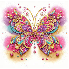 Load image into Gallery viewer, Colorful Candy Butterflies 30*30CM(Canvas) Partial Special Shaped Drill Diamond Painting
