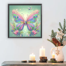 Load image into Gallery viewer, Spring Butterfly 30*30CM(Canvas) Partial Special Shaped Drill Diamond Painting
