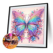 Load image into Gallery viewer, Colorful Flowers And Butterflies 30*30CM(Canvas) Partial Special Shaped Drill Diamond Painting
