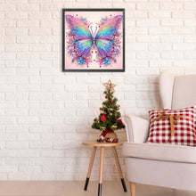 Load image into Gallery viewer, Colorful Flowers And Butterflies 30*30CM(Canvas) Partial Special Shaped Drill Diamond Painting
