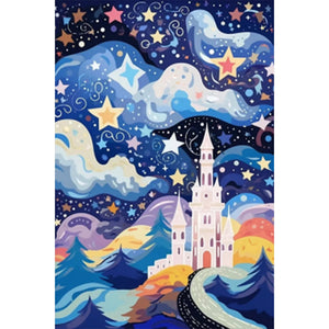 Castle 40*60CM(Picture) Full Square Drill Diamond Painting