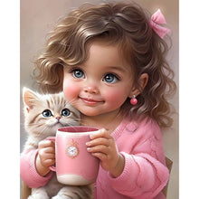 Load image into Gallery viewer, Little Girl 40*50CM(Picture) Full Square Drill Diamond Painting
