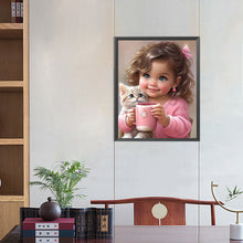 Load image into Gallery viewer, Little Girl 40*50CM(Picture) Full Square Drill Diamond Painting
