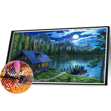 Load image into Gallery viewer, Lake House 50*30CM(Picture) Full Square Drill Diamond Painting
