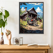 Load image into Gallery viewer, House Motorcycle 30*40CM(Canvas) Full Round Drill Diamond Painting
