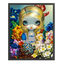 Load image into Gallery viewer, Big Eyed Doll - 40*50CM 11CT Stamped Cross Stitch
