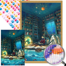 Load image into Gallery viewer, Girl In Bookstore 40*60CM(Picture) Full AB Round Drill Diamond Painting
