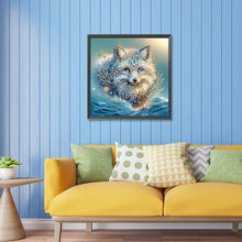 Load image into Gallery viewer, Hidden Fox 30*30CM(Canvas) Partial Special Shaped Drill Diamond Painting
