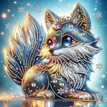 Load image into Gallery viewer, Little Fox 30*30CM(Canvas) Partial Special Shaped Drill Diamond Painting
