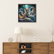 Load image into Gallery viewer, Nine-Tailed Fox 30*30CM(Canvas) Partial Special Shaped Drill Diamond Painting
