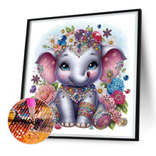 Load image into Gallery viewer, Elephant 30*30CM(Canvas) Partial Special Shaped Drill Diamond Painting
