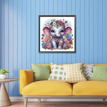 Load image into Gallery viewer, Elephant 30*30CM(Canvas) Partial Special Shaped Drill Diamond Painting
