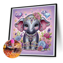 Load image into Gallery viewer, Elephant 30*30CM(Canvas) Partial Special Shaped Drill Diamond Painting
