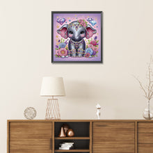 Load image into Gallery viewer, Elephant 30*30CM(Canvas) Partial Special Shaped Drill Diamond Painting
