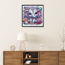 Load image into Gallery viewer, Elephant 30*30CM(Canvas) Partial Special Shaped Drill Diamond Painting
