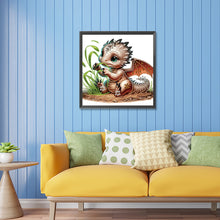 Load image into Gallery viewer, Little Flying Dragon 30*30CM(Canvas) Partial Special Shaped Drill Diamond Painting
